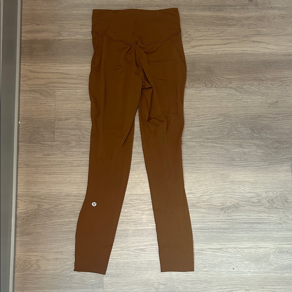 Lululemon Athletica Wunder Under Copper High-Waisted Leggings